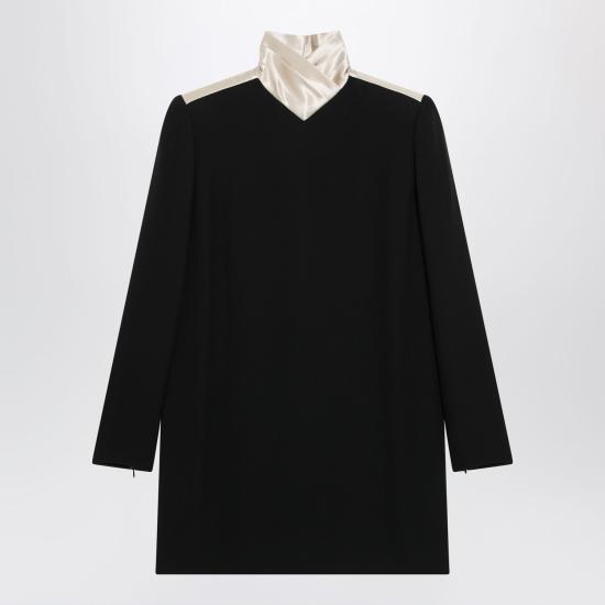 26FW 발렌티노 가라바니 미디 원피스 9B0VAM751MM 9ZM BLACK - VALENTINO GARAVANI