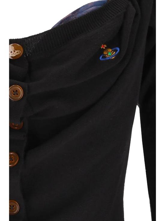26FW 비비안웨스트우드 반팔 티셔츠 1803002VY005E N401 BLACK - VIVIENNE WESTWOOD