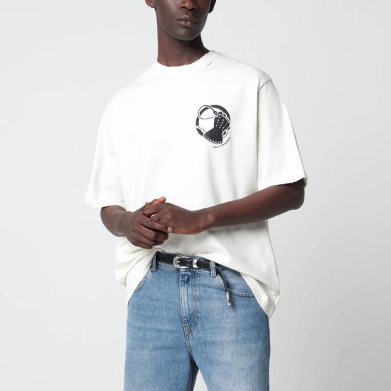 26FW 윌리 차바리아 반팔 티셔츠 MUJTE021061N 065 WHITE
