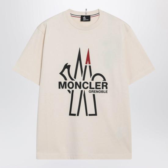 26FW 몽클레어 반팔 티셔츠 8C0000789AZ9 034 WHITE - MONCLER