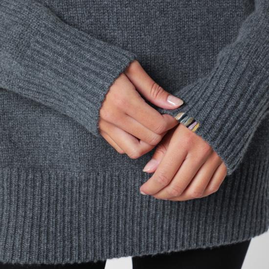 26FW 익스트림캐시미어 스웨터 45809801WS FE GREY - EXTREME CASHMERE