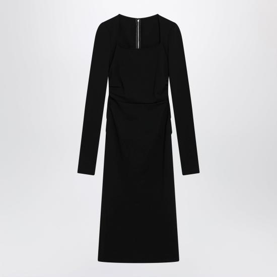 26FW 돌체앤가바나 미디 원피스 F631XTFUGKF N0000 BLACK