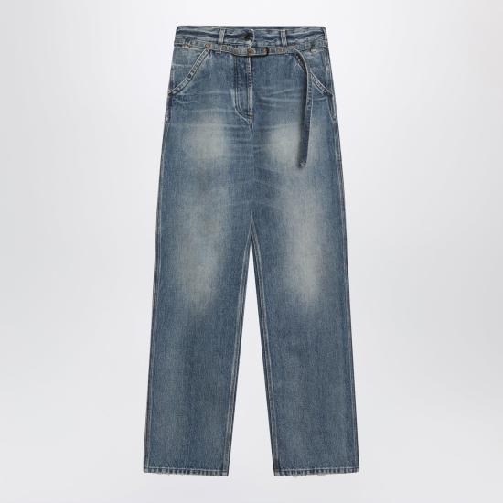 26FW 드리스 반 노튼 스트레이트 팬츠 0109264414 504 BLUE - DRIES VAN NOTEN