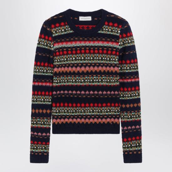 26FW 드리스 반 노튼 스웨터 0112314761 509 BLUE - DRIES VAN NOTEN