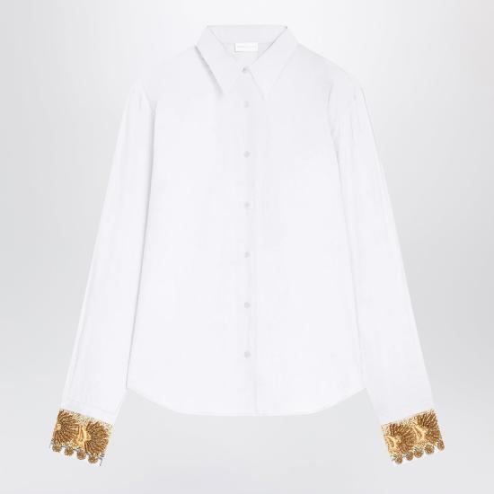 26FW 드리스 반 노튼 셔츠 0107414445 001 WHITE - DRIES VAN NOTEN