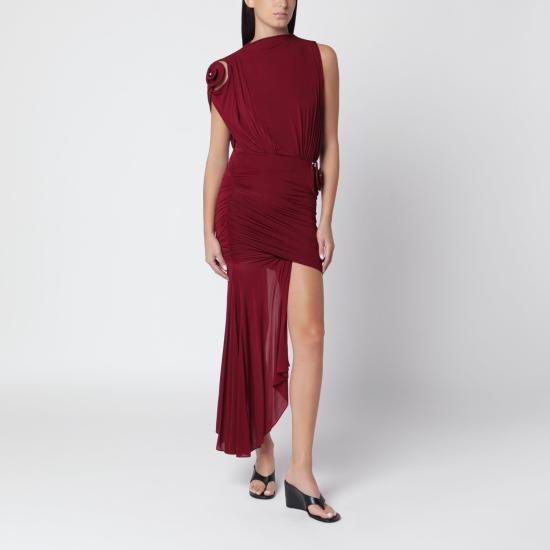 26FW 크리스토퍼에스버 미디 원피스 26033813VI WI BURGUNDY