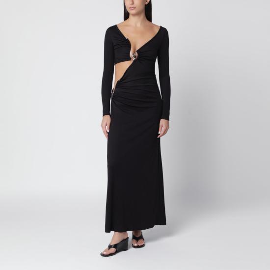 26FW 크리스토퍼에스버 미디 원피스 26023186PL BLK BLACK