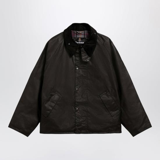26FW 바버 TRANSPORT 트랜스포트 왁스 재킷 MWX1678MWX BK91 BLACK