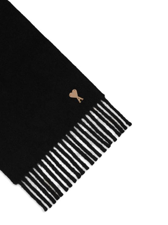 26FW 아미 머플러/스카프 USF698AW0059 001 BLACK - AMI