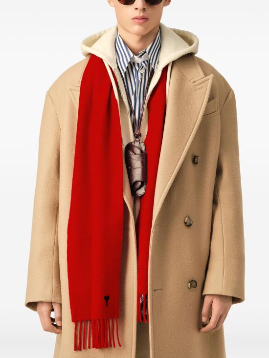 26FW 아미 머플러/스카프 USF677AW0047 A186 RED - AMI