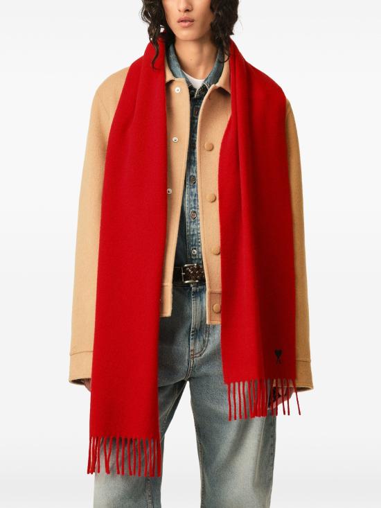 26FW 아미 머플러/스카프 USF677AW0047 A186 RED - AMI