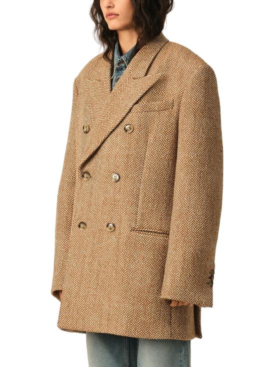 26FW 아미 자켓 FBV776WV0214 A255 BROWN - AMI