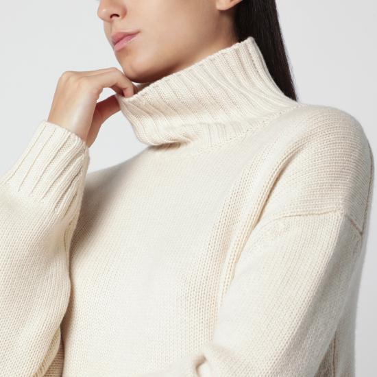 26FW 알마다 라벨 스웨터 4808WO VN WHITE - ALMADA LABEL