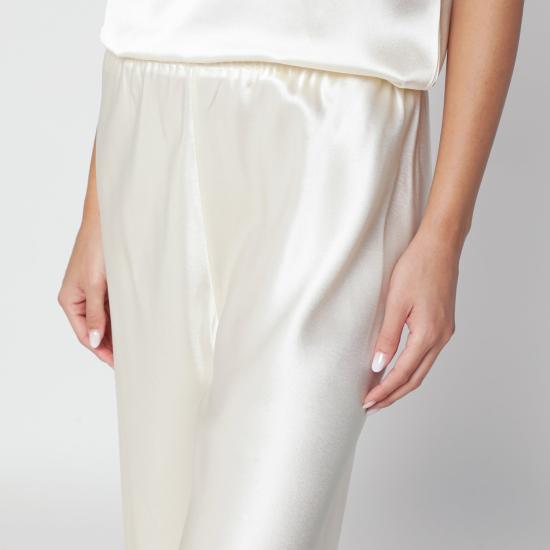 26FW 알마다 라벨 스트레이트 팬츠 5302PL VN WHITE - ALMADA LABEL