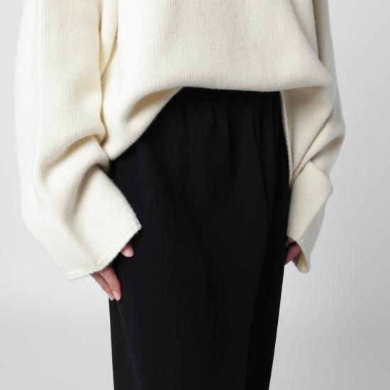 26FW 알마다 라벨 스트레이트 팬츠 5306PL BL BLACK - ALMADA LABEL