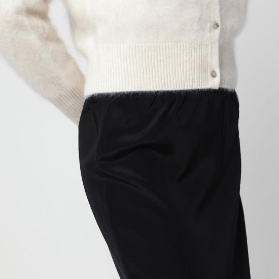 26FW 알마다 라벨 스커트 5325SI BL BLACK - ALMADA LABEL