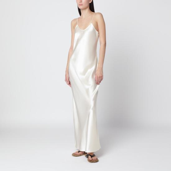 26FW 알마다 라벨 미디 원피스 6526PL VN WHITE