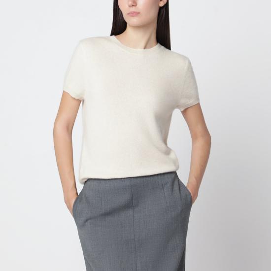 26FW 알마다 라벨 반팔 티셔츠 6533WO VN WHITE