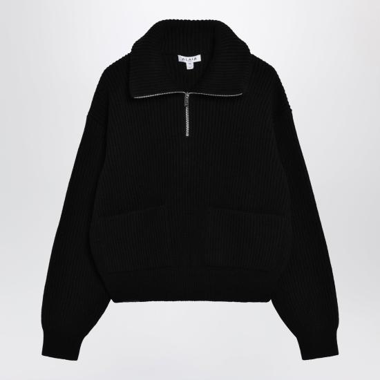 26FW 알라이아 스웨터 AA9G0147K276DWO 995 BLACK