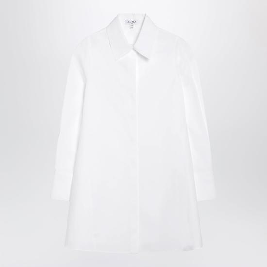 26FW 알라이아 미디 원피스 AA9C1022T611DCO 000 WHITE - ALAIA