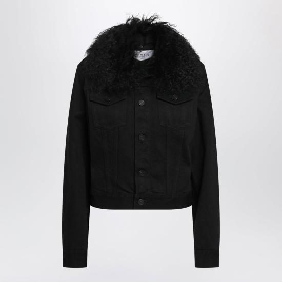 26FW 알라이아 자켓 AA9V1353D003DDE 995 BLACK - ALAIA