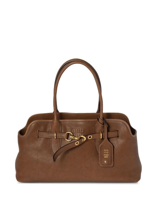 26SS 미우미우 토트백 5BG310OOO2BBL F0316 BROWN