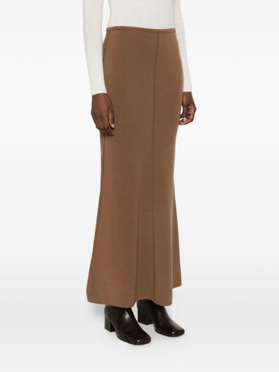 26FW 막스마라 미디 스커트 21306063600 002 BROWN - MAX MARA