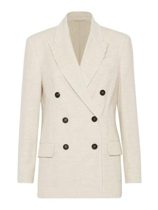  브루넬로 쿠치넬리 자켓 i276648 OFF WHITE - BRUNELLO CUCINELLI