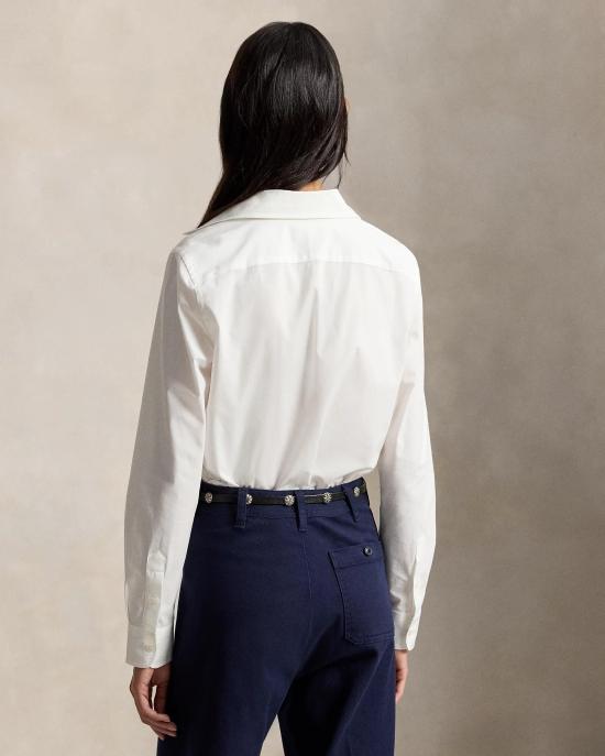 26FW 폴로 랄프로렌 포니로고 코튼 셔츠 211941509002 100 WHITE - POLO RALPH LAUREN