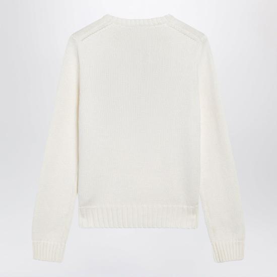 26FW 폴로 랄프로렌 아이코닉 플래그 스웨터 211896939002 101 CREAM - POLO RALPH LAUREN