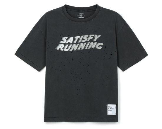 26FW 새티스파이 모스테크 티셔츠 1100600A08 00A08 AGED BLACK WA