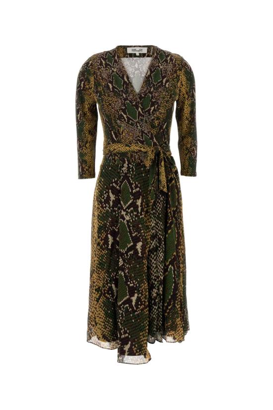 26FW 다이앤 본 퍼스텐버그 원피스 D531ASEMCYMYGT SEMCY Animal Print