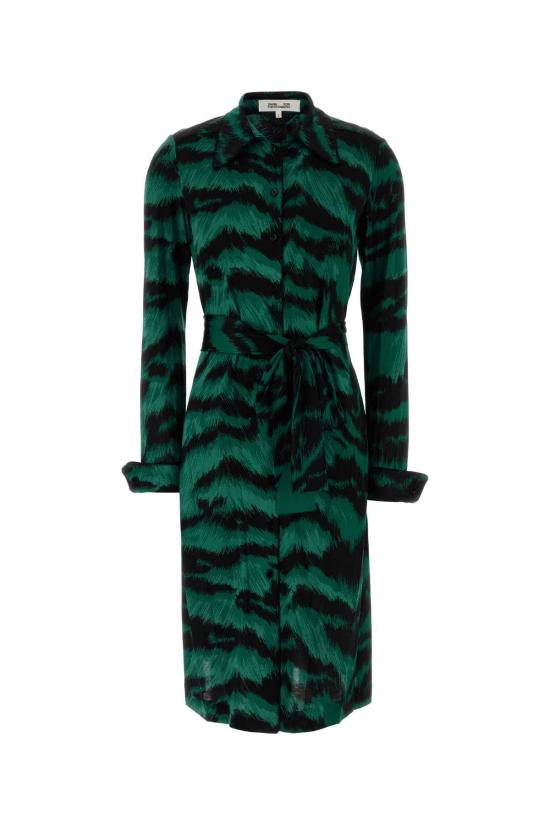 26FW 다이앤 본 퍼스텐버그 원피스 D043CPALBNMDJY PALBN Animal Print
