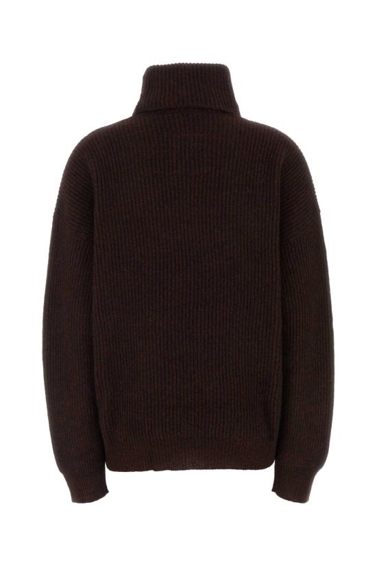 26FW 우마 왕 스웨터 UK7163 UW670 Brown - UMA WANG