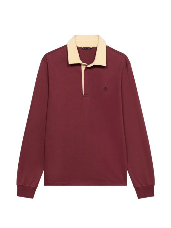 26FW 브룩스브라더스 폴로 티셔츠 MMSW50001 JE0005BURGUNDY BORDEAUX