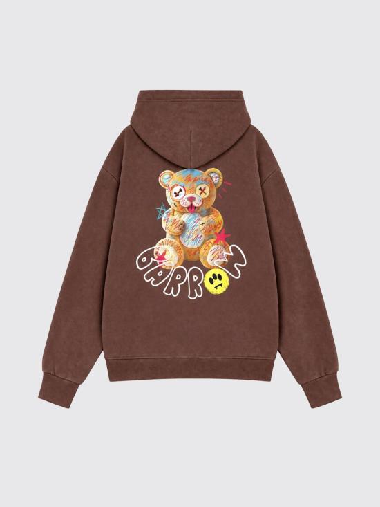 26FW 바로우 후드 티셔츠 F6BWUAHS046 1050 Cocoa - BARROW