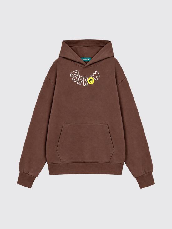 26FW 바로우 후드 티셔츠 F6BWUAHS046 1050 Cocoa - BARROW