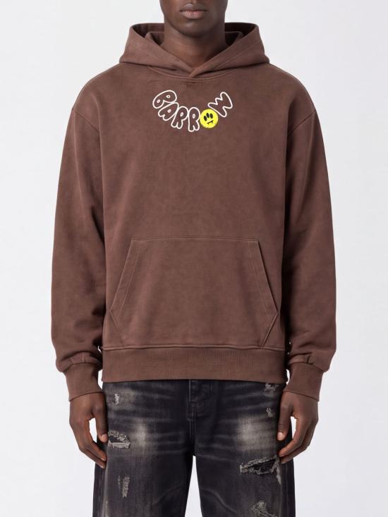 26FW 바로우 후드 티셔츠 F6BWUAHS046 1050 Cocoa