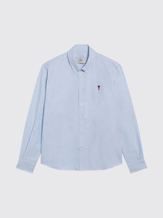 26FW 아미 ADC버튼 다운 셔츠 BFUSH063UCO0031 450 Blue - AMI