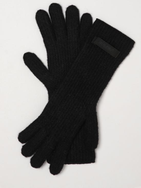26FW 자크뮈스 그로그랭 글러브 ACU00668AK00227 990 Black - JACQUEMUS