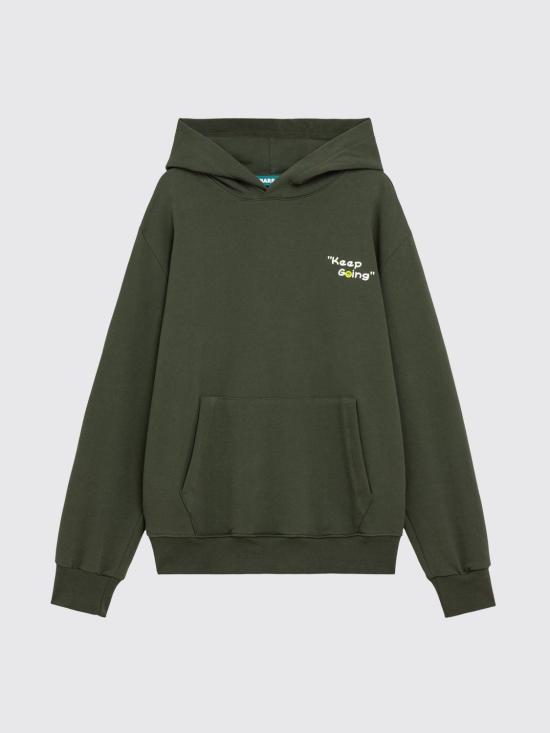 26FW 바로우 후드 티셔츠 F6BWUAHS044 082 Green - BARROW