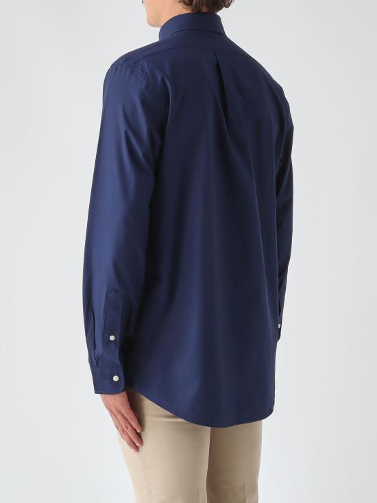 26FW 폴로 랄프로렌 커스텀 핏 코튼 포플린 포니 로고 셔츠 710928255 001 Navy - POLO RALPH LAUREN
