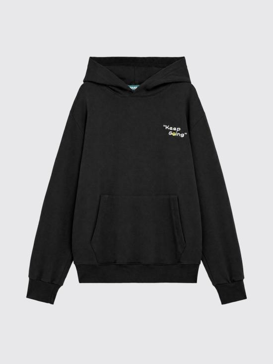 26FW 바로우 후드 티셔츠 F6BWUAHS044 110 Black - BARROW