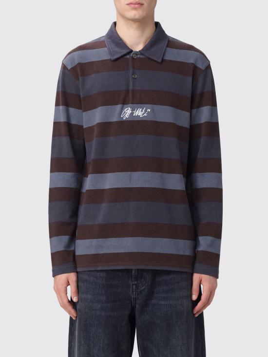 26FW 오프화이트 폴로 티셔츠 OMAD015F26JER00290 960 Multicolor