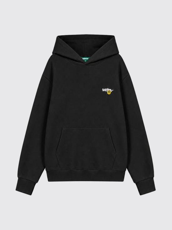 26FW 바로우 후드 티셔츠 F6BWUAHS067 110 Black - BARROW