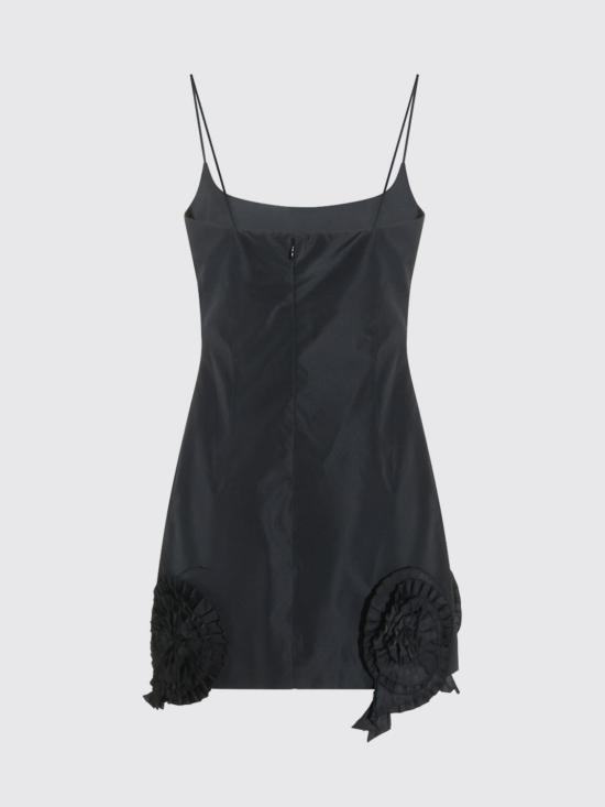 26FW 블루마린 롱 원피스 RF6047T8864 22222 Black - BLUMARINE