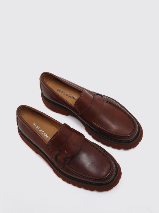 26FW 살바토레 페라가모 로퍼 029966 798475 015 Brown - SALVATORE FERRAGAMO