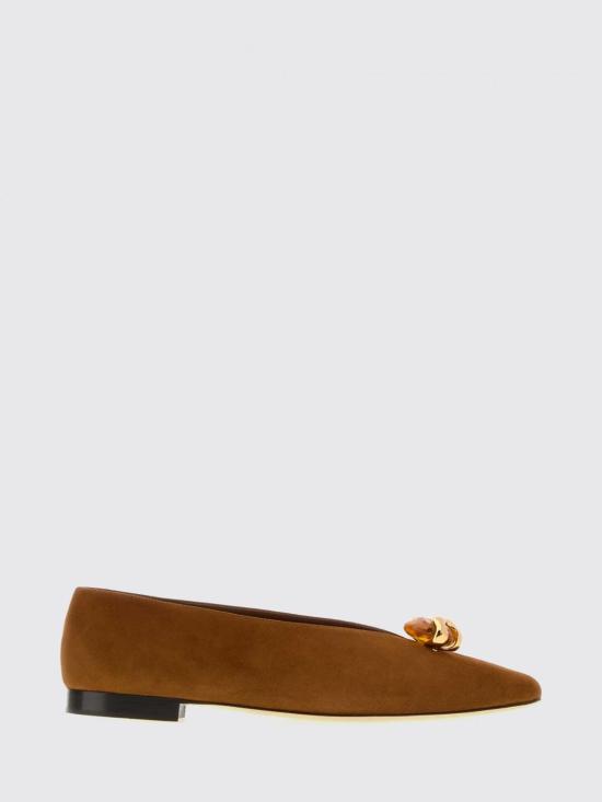 26FW 지미추 플랫 슈즈 MARGOTFLATBSB TAN AMBER Brown