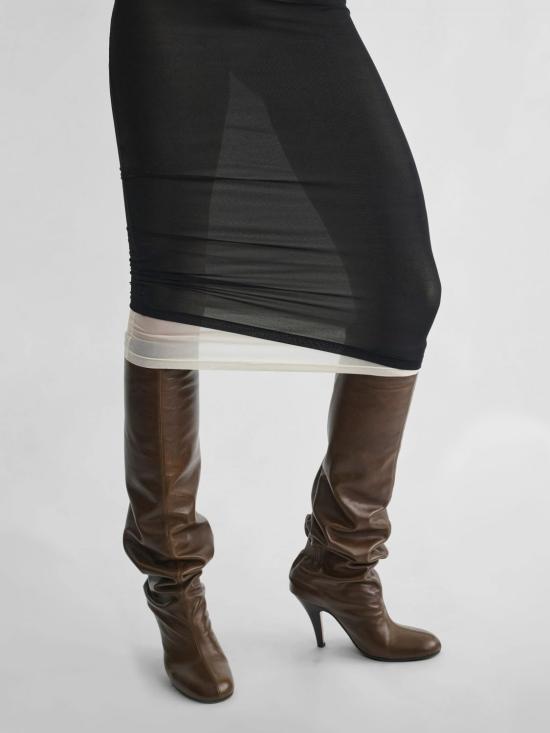 26FW 피비 파일로 롱 원피스 ER159VI3708 900BK Black - PHOEBE PHILO