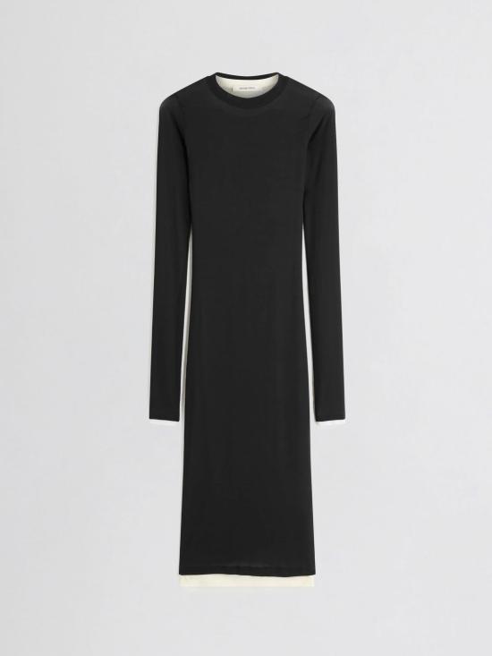 26FW 피비 파일로 롱 원피스 ER159VI3708 900BK Black - PHOEBE PHILO